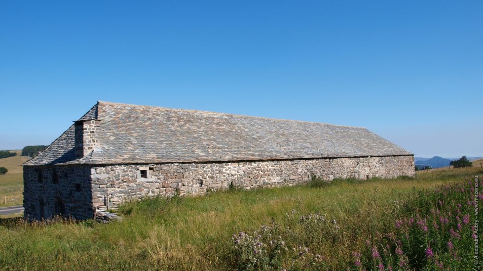 Ferme du Bourlatier et son magnifique toit de lauzes