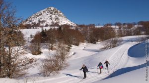 Ski de fond aux sources de la Loire, au Gerbier de Jonc