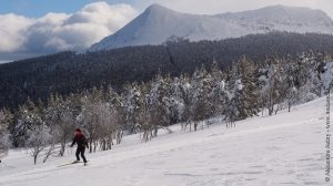 Ski de fond à côté du Mont Mézenc