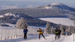 Skating aux Estables (plus haute commune du Massif Central)