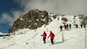 Raquette à neige au Rocher Tourte